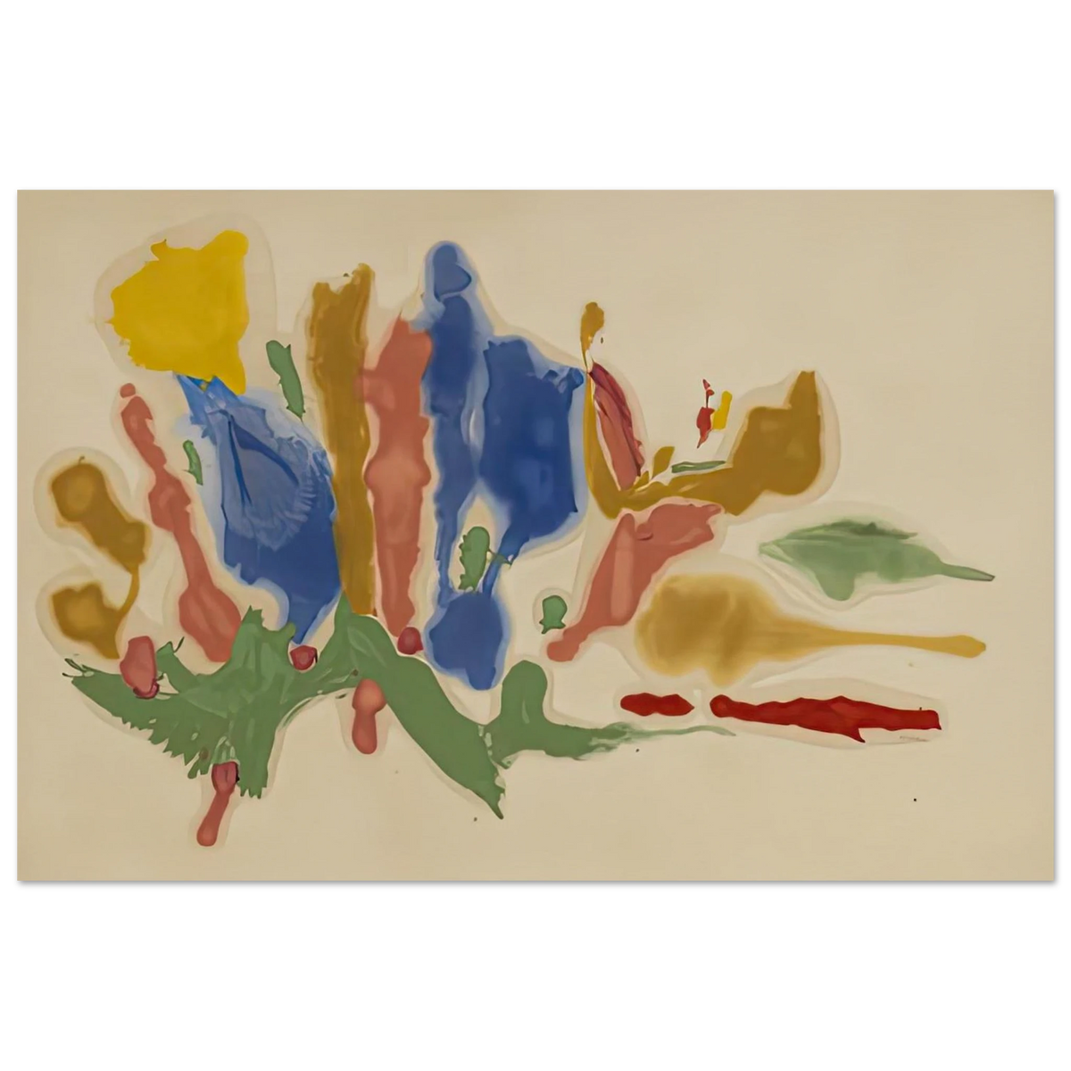 Cool Summer, 1962- Poster | Helen Frankenthaler Poster | Frankenthaler Helen