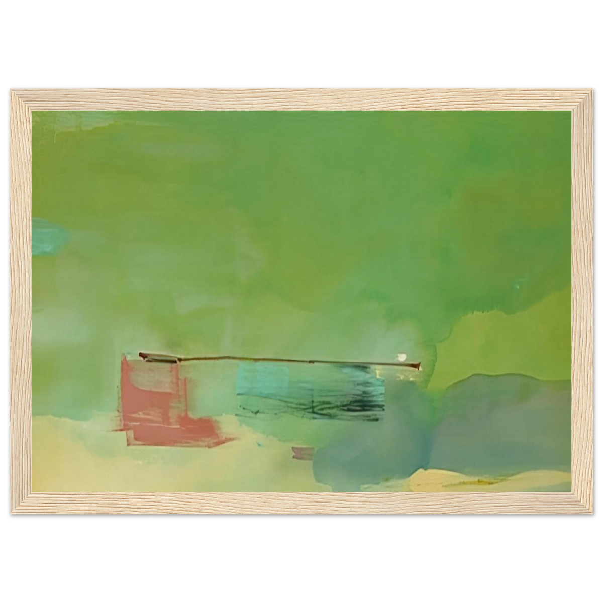 Springscape - 1975 Framed Poster | Helen Frankenthaler Framed Prints Wall Art | Frankenthaler Helen