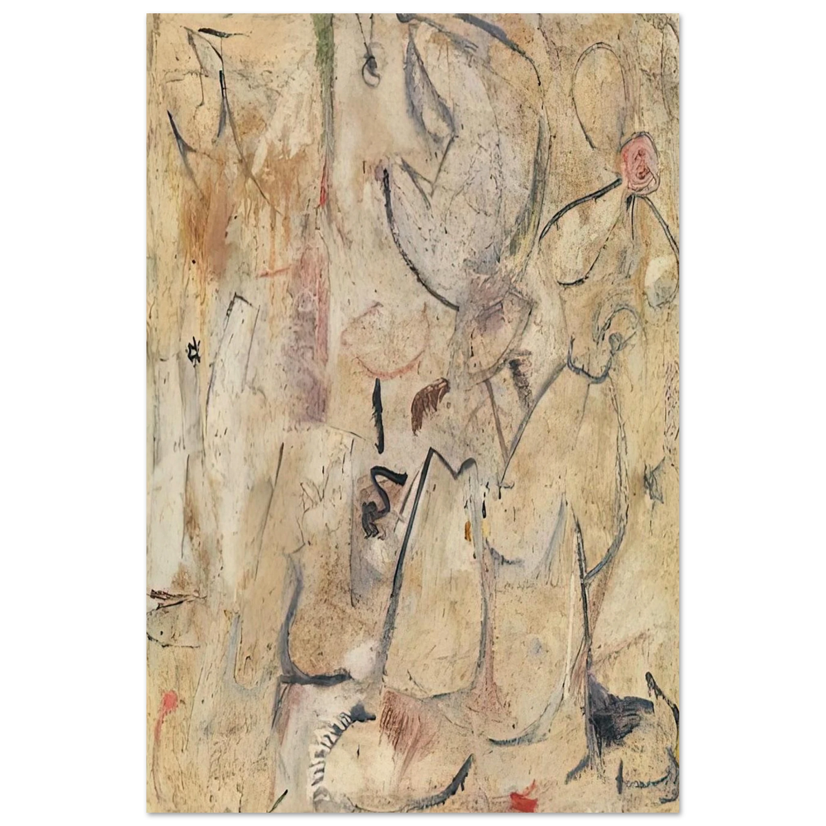 Beach, 1950- Poster | Helen Frankenthaler Poster | Frankenthaler Helen