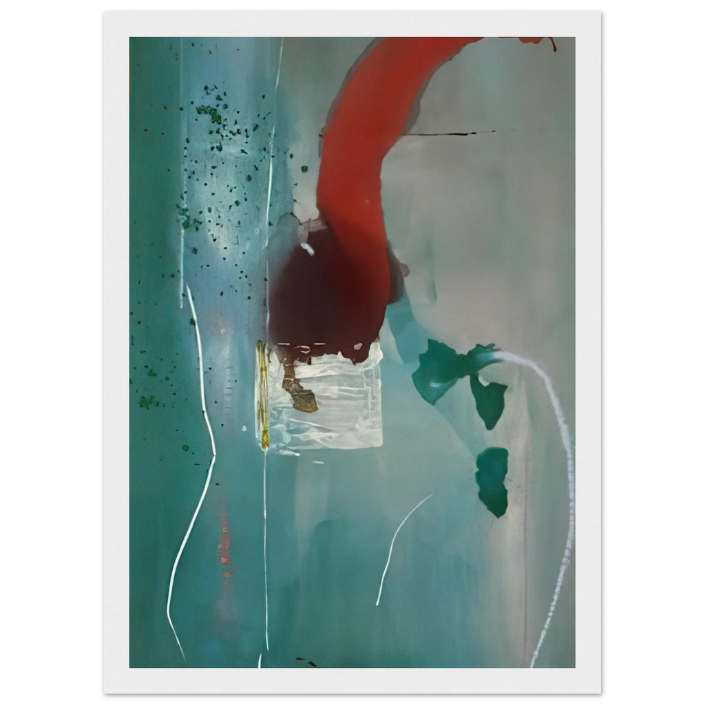 Square One - 1985 Framed Poster | Helen Frankenthaler Framed Prints Wall Art | Frankenthaler Helen