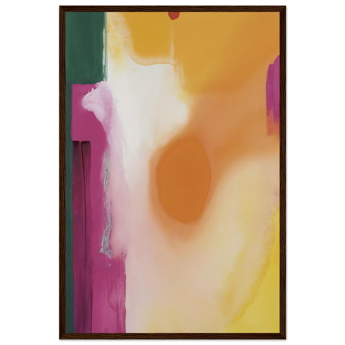 Bullseye - 1989 Framed Poster | Helen Frankenthaler Framed Prints Wall Art | Frankenthaler Helen