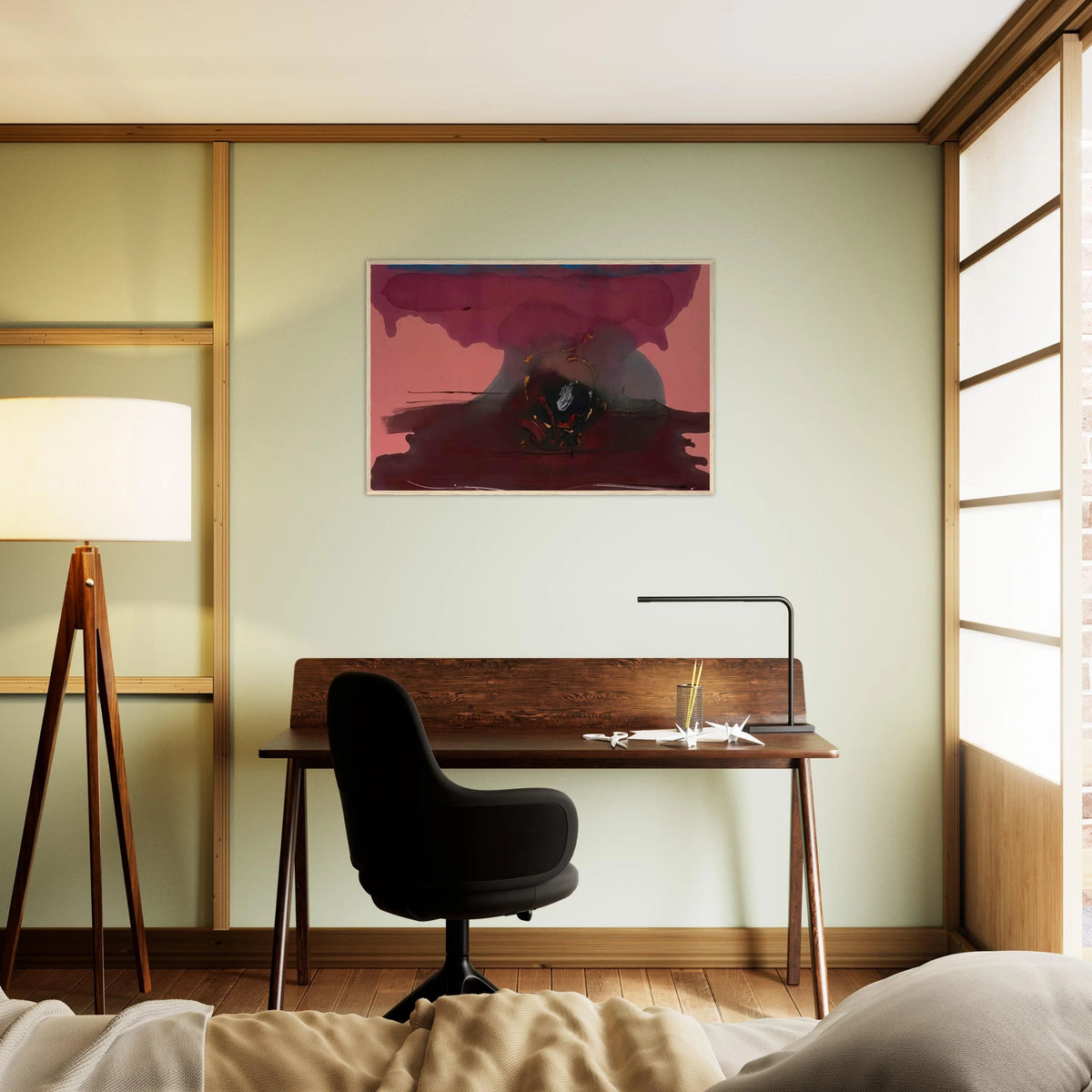Harbinger - 1986 Framed Poster | Helen Frankenthaler Framed Prints Wall Art | Frankenthaler Helen