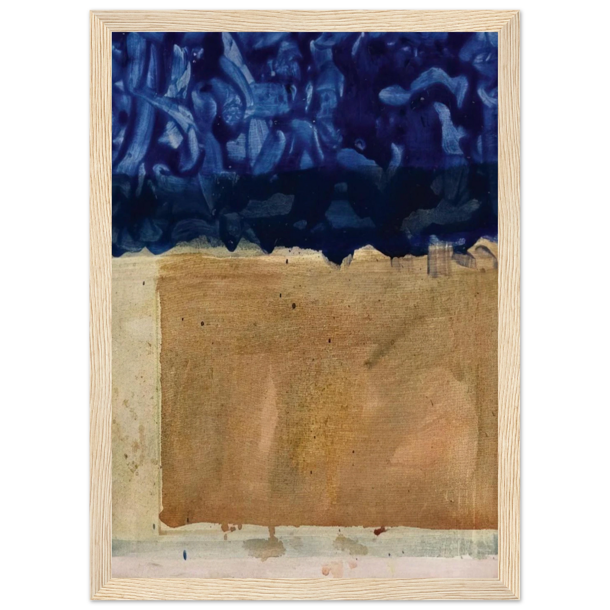Shoreline - 1952 Framed Poster | Helen Frankenthaler Framed Prints Wall Art | Frankenthaler Helen