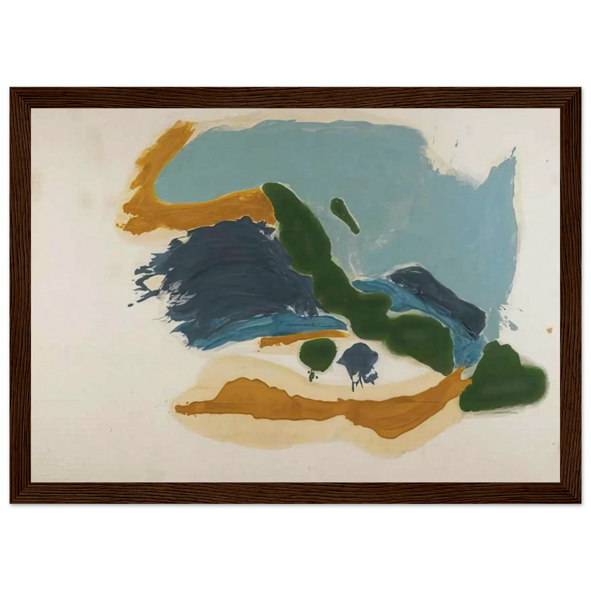 Tuscany - 1963 Framed Poster | Helen Frankenthaler Framed Prints Wall Art | Frankenthaler Helen