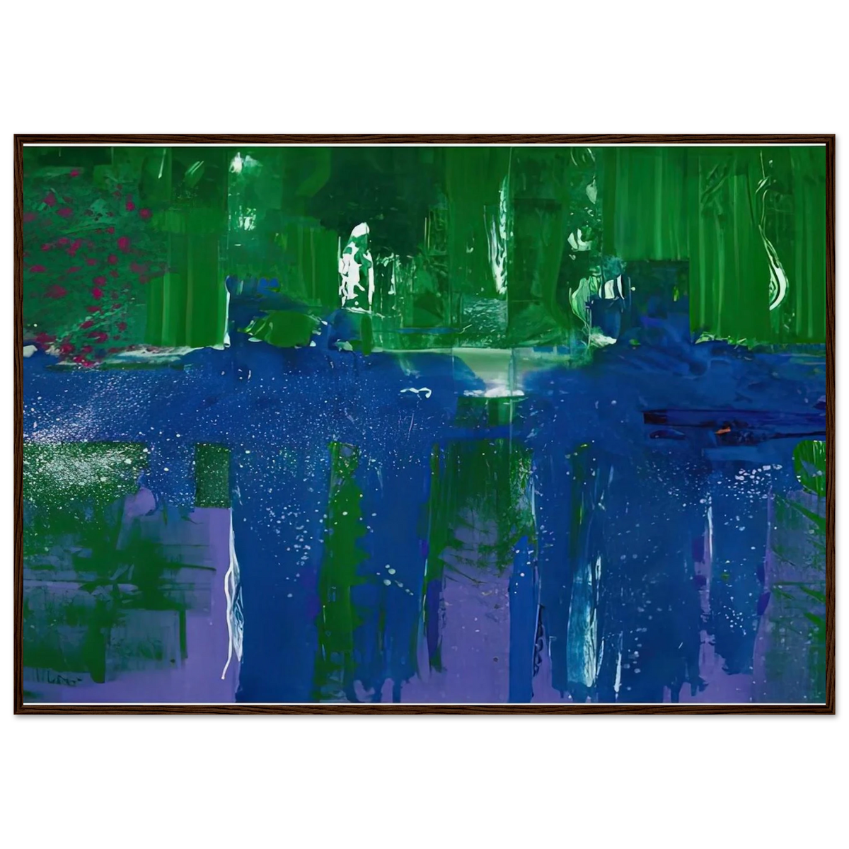 Grotto, 1990- Framed Poster | Helen Frankenthaler Framed Prints Wall Art | Frankenthaler Helen