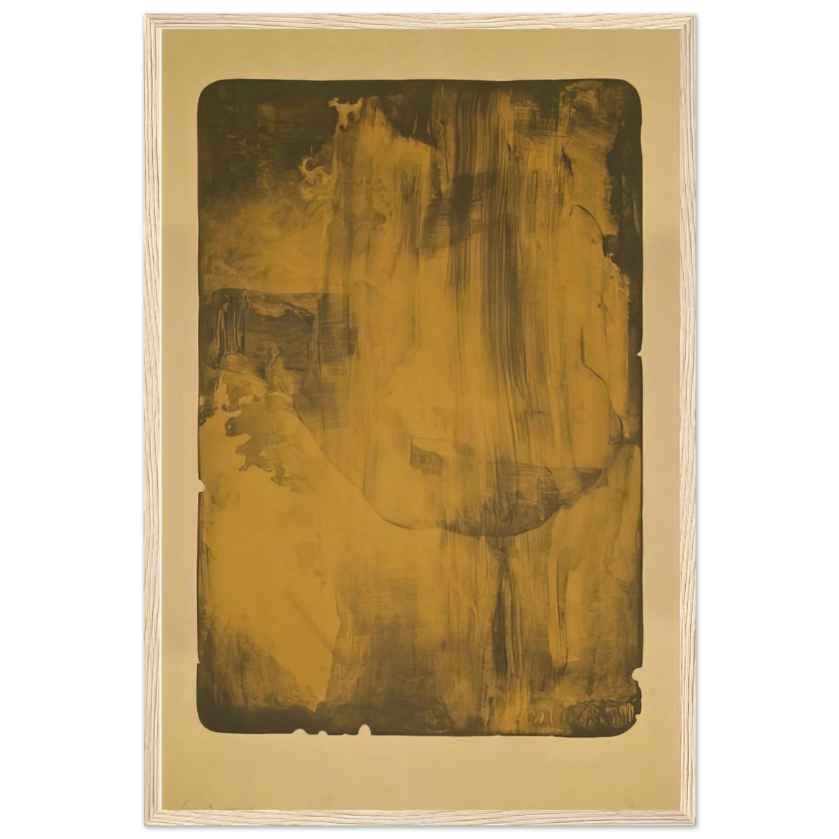 Bronze Smoke - 1978 Framed Poster | Helen Frankenthaler Framed Prints Wall Art | Frankenthaler Helen