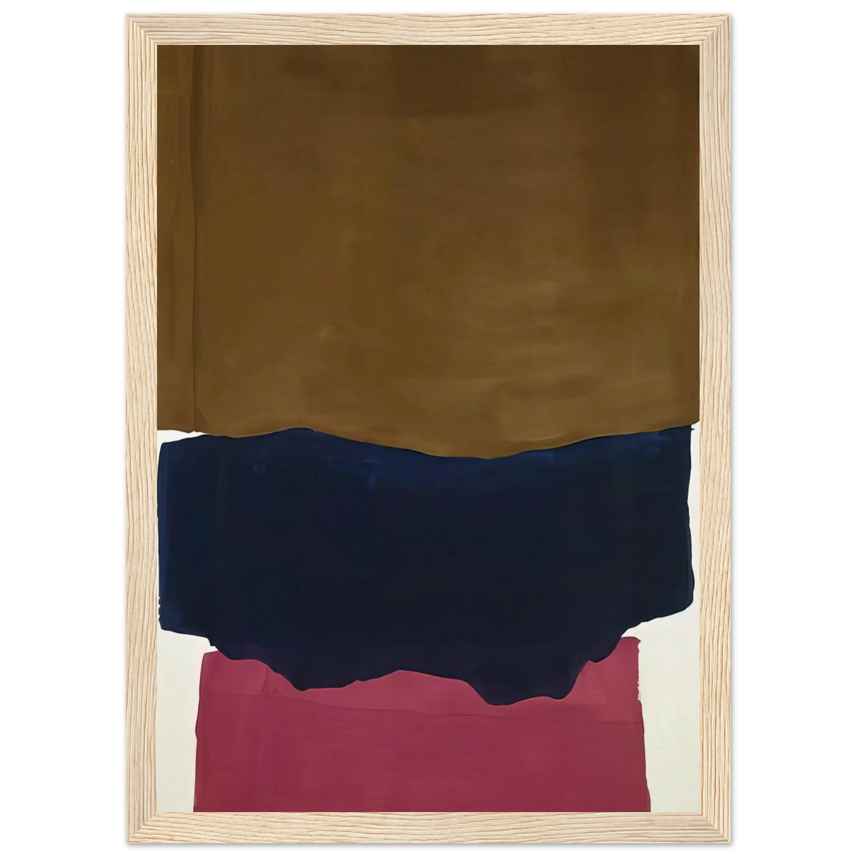Indian Summer - 1967 Framed Poster | Helen Frankenthaler Framed Prints Wall Art | Frankenthaler Helen