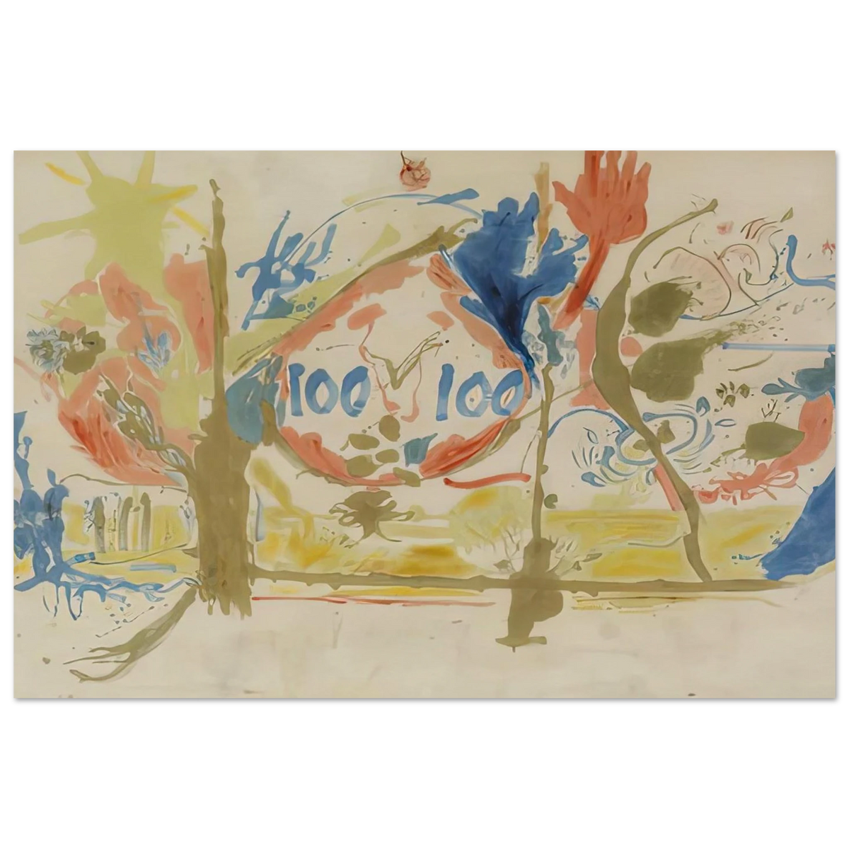 Eden, 1956- Poster | Helen Frankenthaler Poster | Frankenthaler Helen