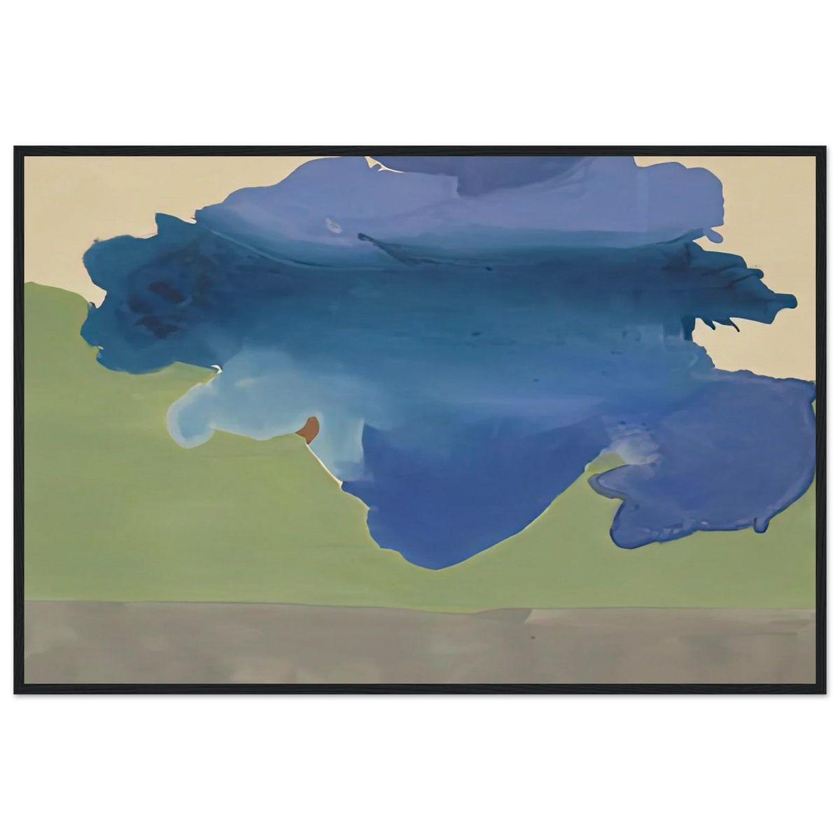 The Bay, 1963- Framed Poster | Helen Frankenthaler Framed Prints Wall Art | Frankenthaler Helen