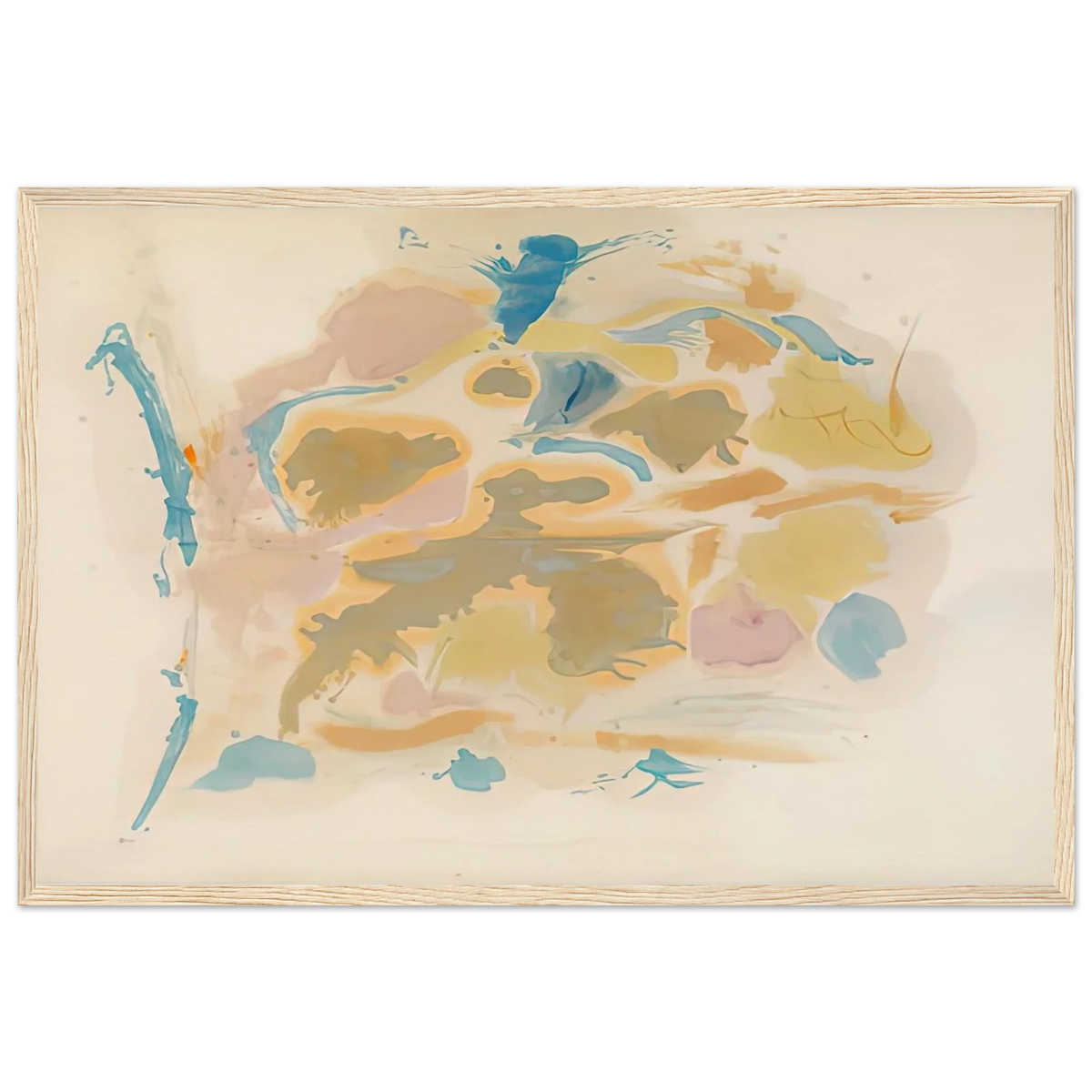 Shatter, 1953- Framed Poster | Helen Frankenthaler Framed Prints Wall Art | Frankenthaler Helen