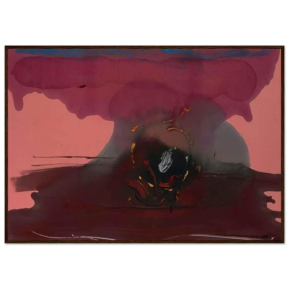 Harbinger - 1986 Framed Poster | Helen Frankenthaler Framed Prints Wall Art | Frankenthaler Helen