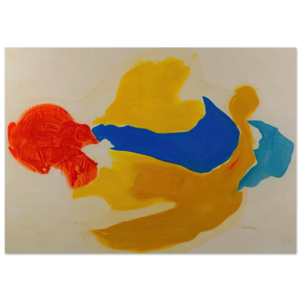 Blue Jay - 1963  United States Poster | Helen Frankenthaler Poster | Frankenthaler Helen
