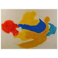 Blue Jay - 1963  United States Poster | Helen Frankenthaler Poster | Frankenthaler Helen