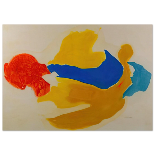 Blue Jay - 1963  United States Poster | Helen Frankenthaler Poster | Frankenthaler Helen