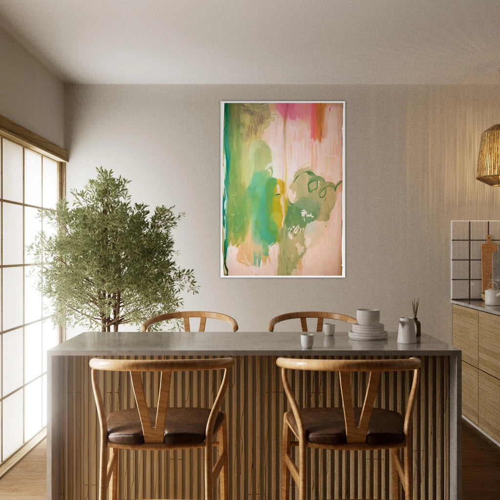 Snow Pines - 2004 Framed Poster | Helen Frankenthaler Framed Prints Wall Art | Frankenthaler Helen