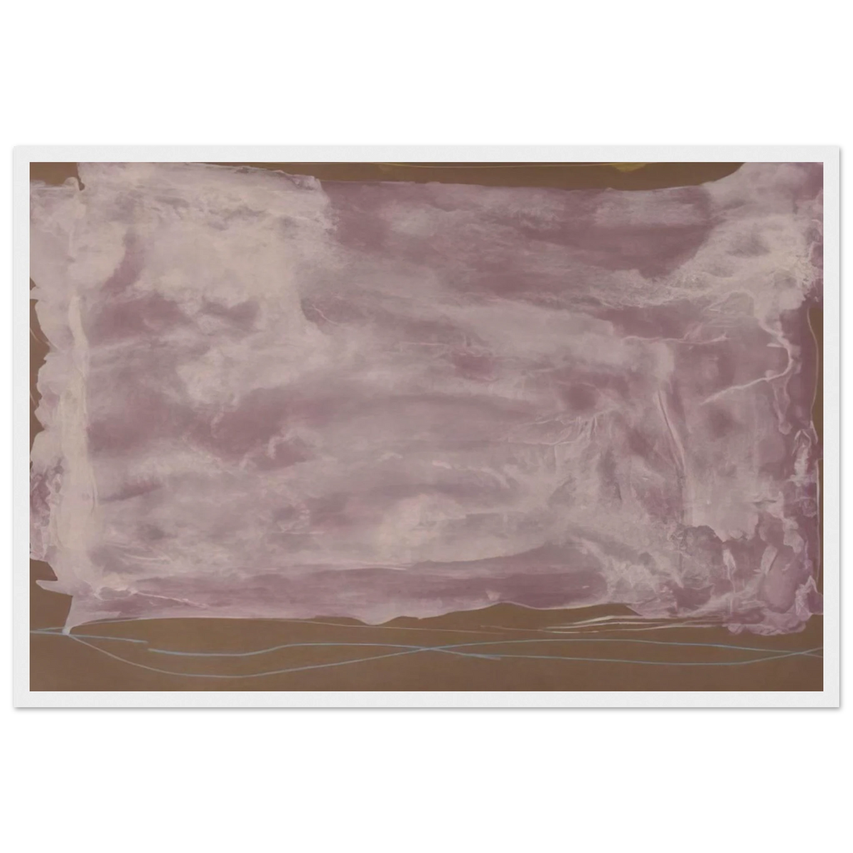 Soho Dreams - 1987 Framed Poster | Helen Frankenthaler Framed Prints Wall Art | Frankenthaler Helen