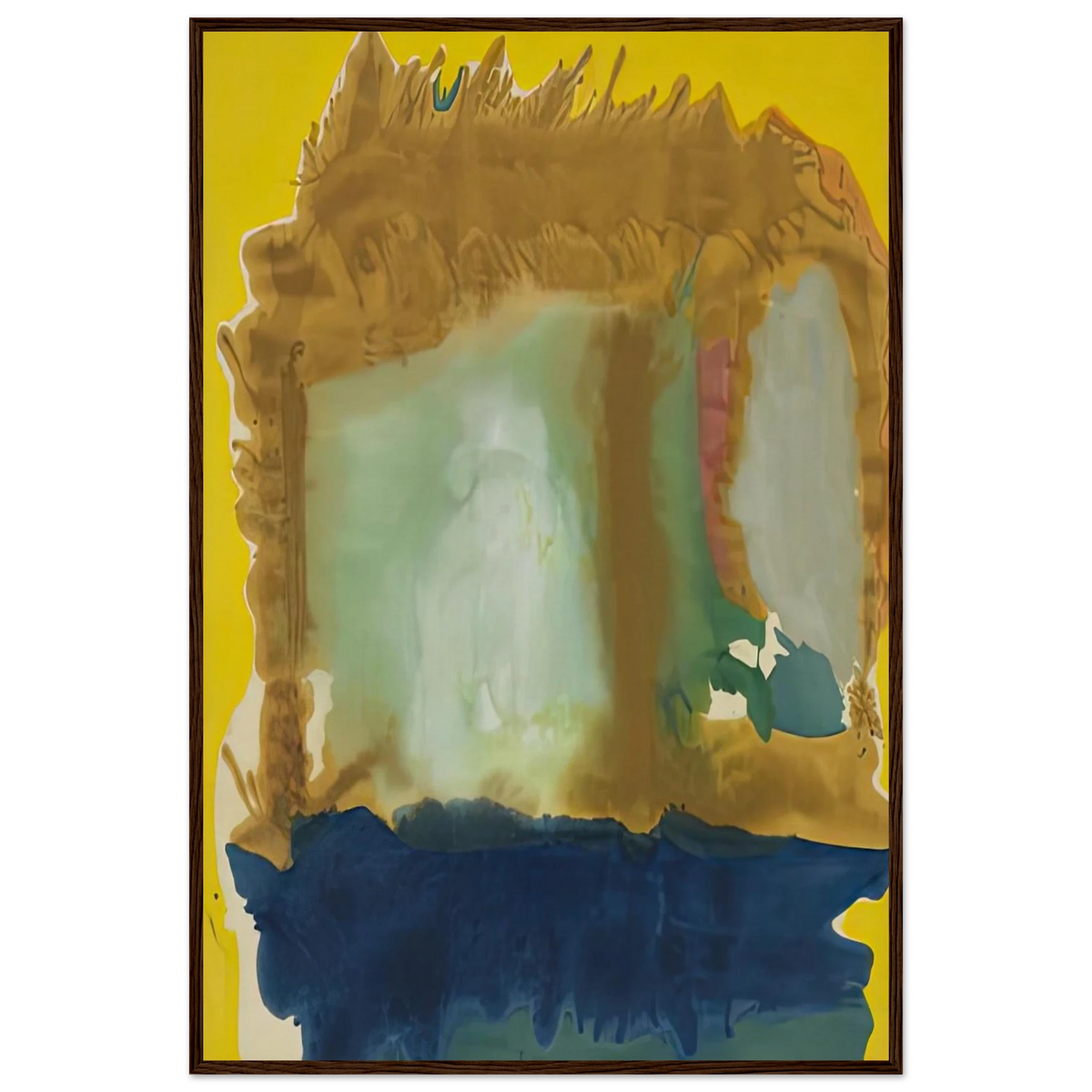 Milkwood Arcade, 1963- Framed Poster | Helen Frankenthaler Framed Prints Wall Art | Frankenthaler Helen