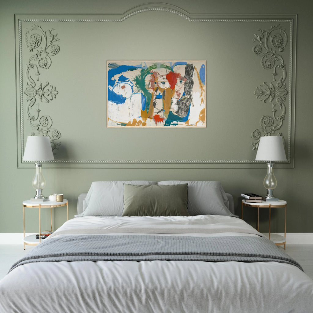 Madridscape, 1959- Framed Poster | Helen Frankenthaler Framed Prints Wall Art | Frankenthaler Helen