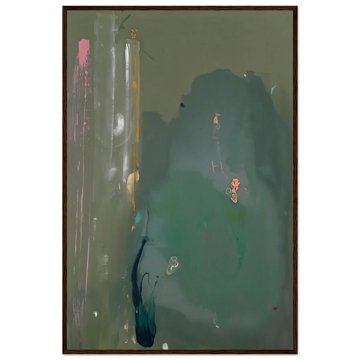 Côte d Argent - 1980 Framed Poster | Helen Frankenthaler Framed Prints Wall Art | Frankenthaler Helen