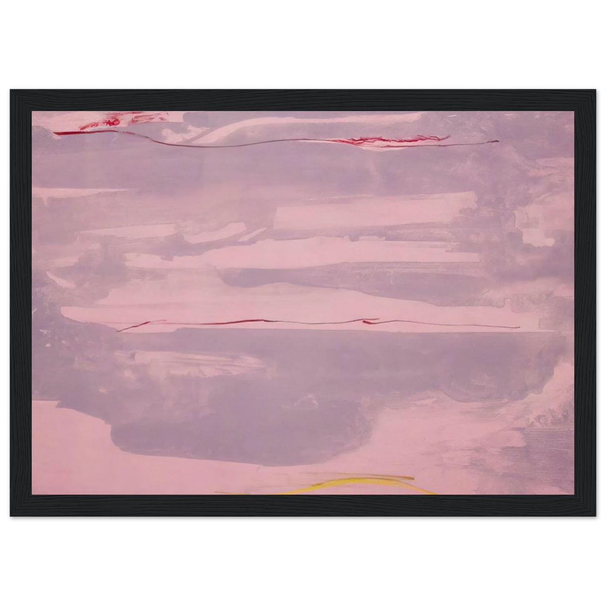 Dream Walk - 1977 Framed Poster | Helen Frankenthaler Framed Prints Wall Art | Frankenthaler Helen