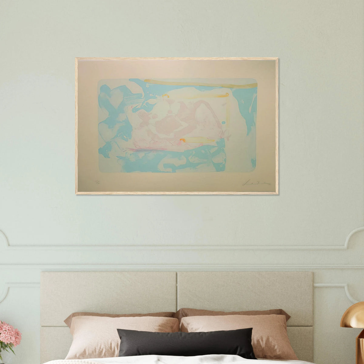 Reflections III - 1995 Framed Poster | Helen Frankenthaler Framed Prints Wall Art | Frankenthaler Helen