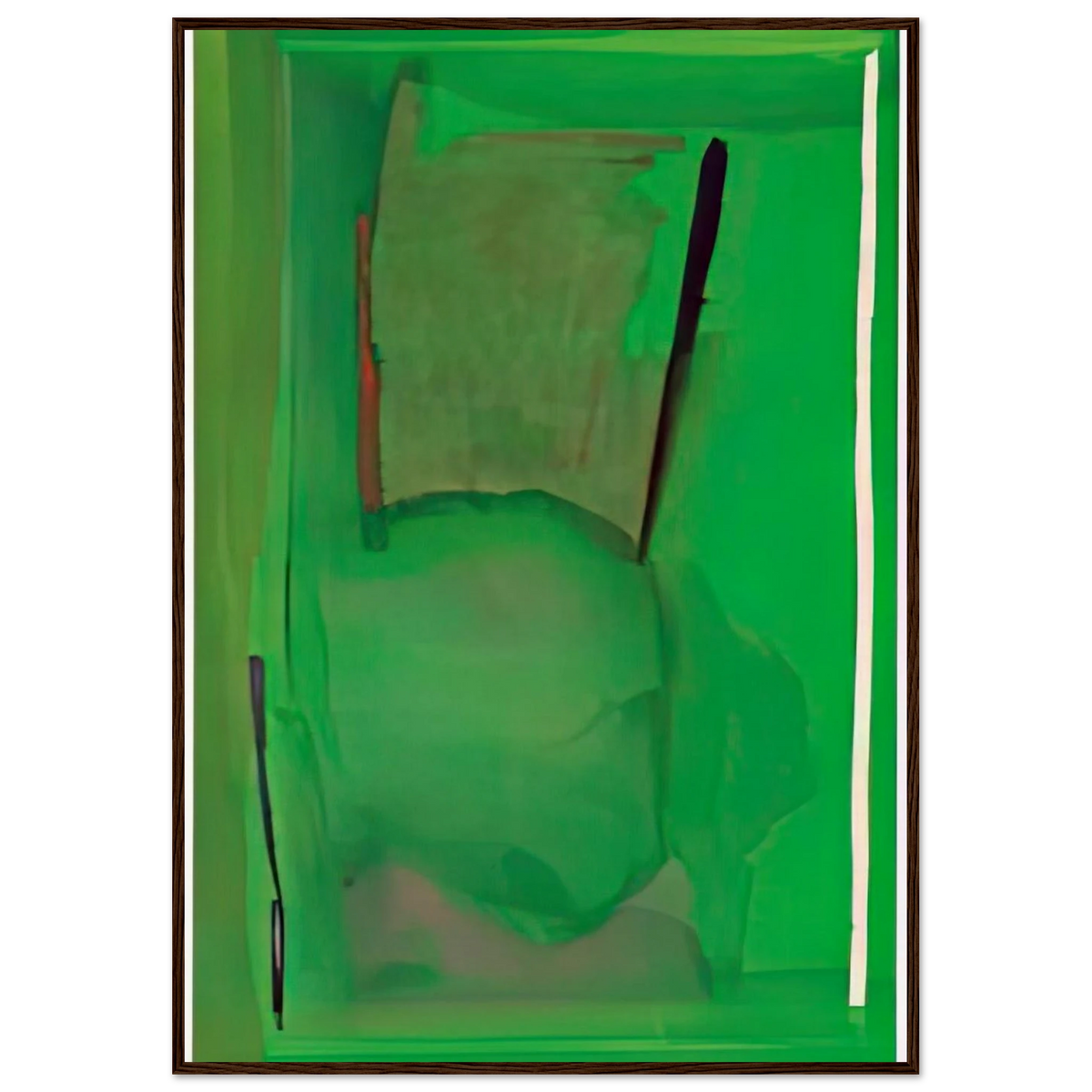 Ocean Drive West #2, 1974- Framed Poster | Helen Frankenthaler Framed Prints Wall Art | Frankenthaler Helen