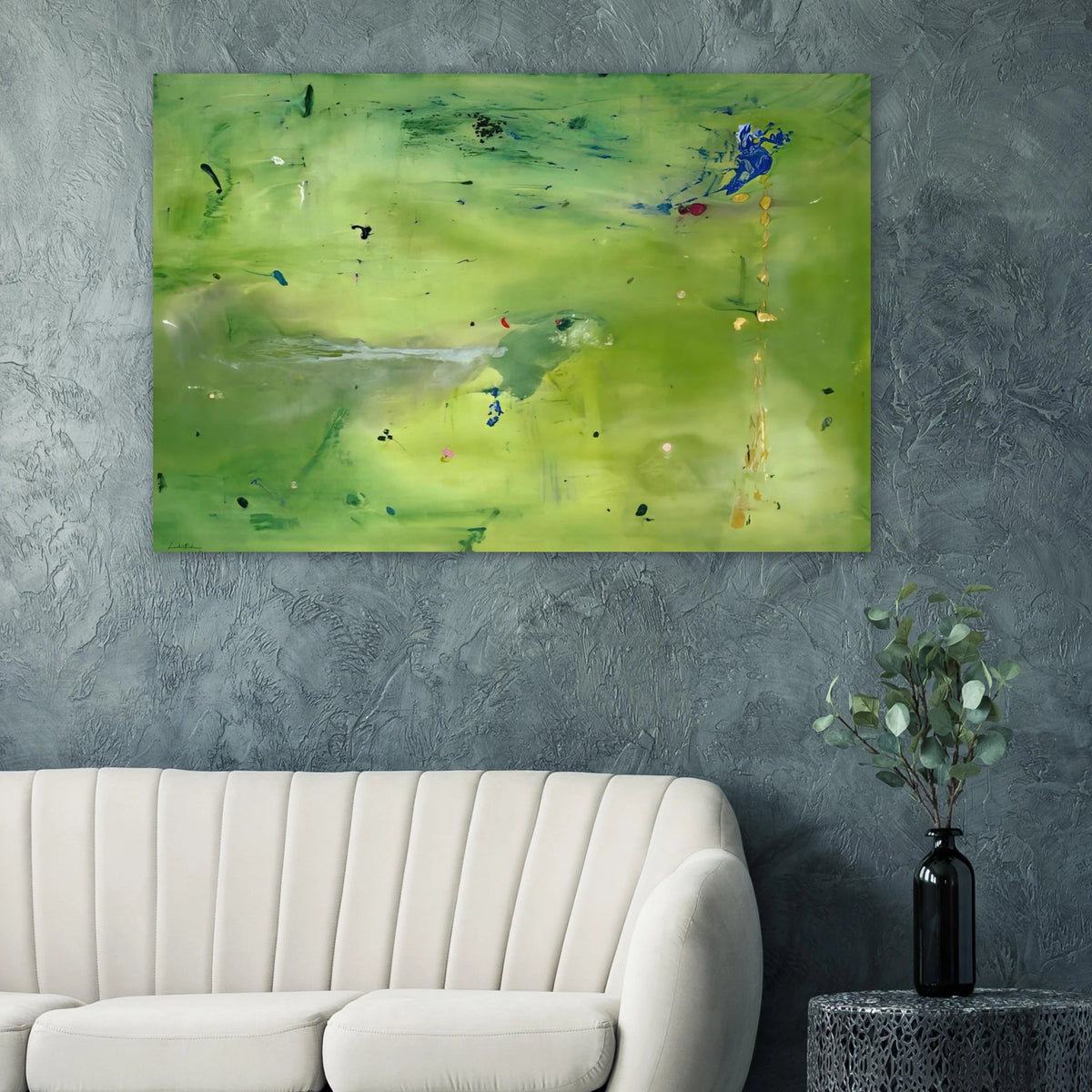 A Green Thought in a Green Shade - 1981 Poster | Helen Frankenthaler Poster | Frankenthaler Helen