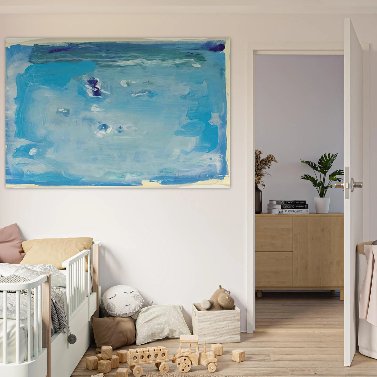 Untitled - Color Field Painting, Lyrical Abstraction Poster | Helen Frankenthaler Poster | Frankenthaler Helen