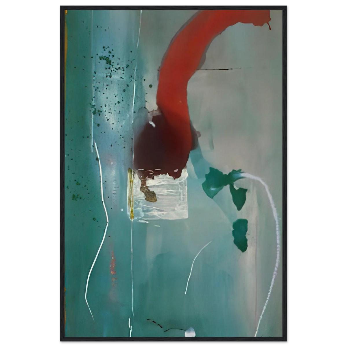 Square One - 1985 Framed Poster | Helen Frankenthaler Framed Prints Wall Art | Frankenthaler Helen