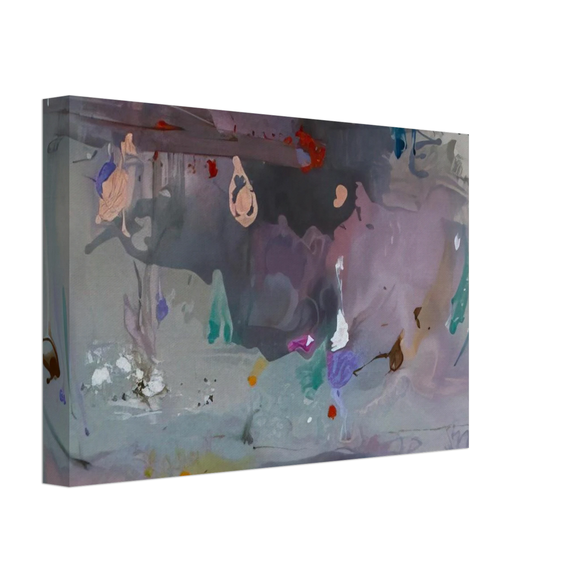 Grey Fireworks - 2000 Canvas | Helen Frankenthaler Canvas | Frankenthaler Helen