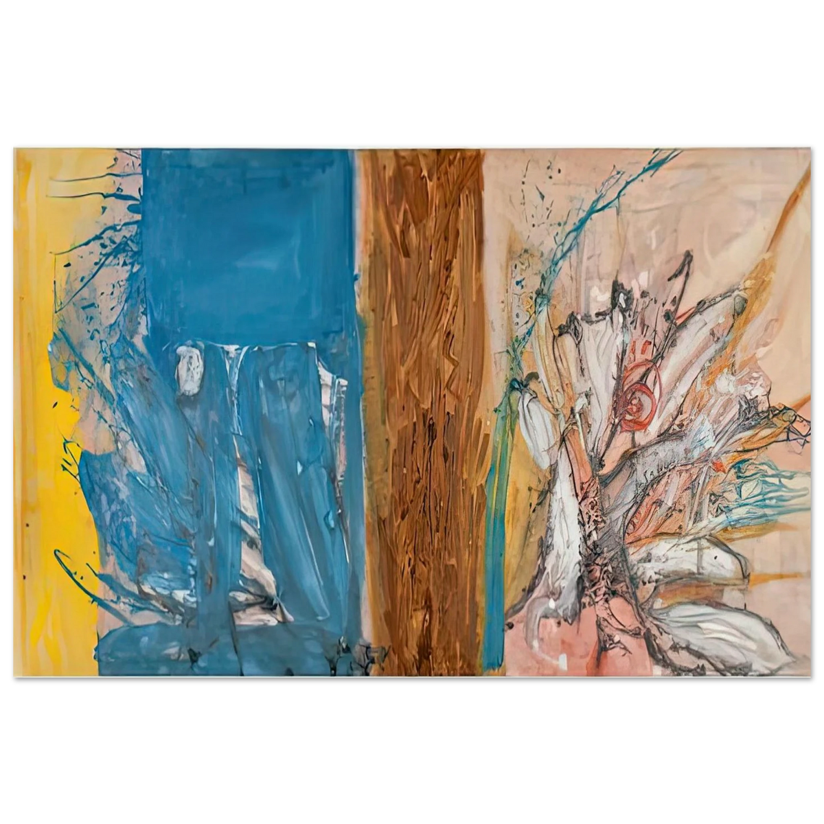 The Façade, 1954- Poster | Helen Frankenthaler Poster | Frankenthaler Helen