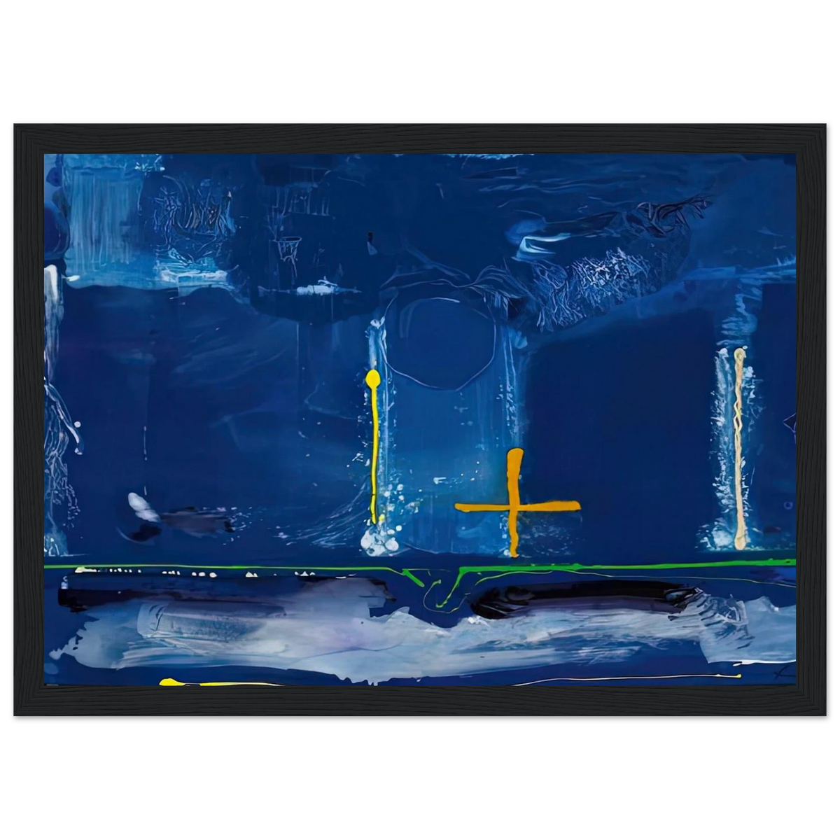 Sister Sky, 1991- Framed Poster | Helen Frankenthaler Framed Prints Wall Art | Frankenthaler Helen