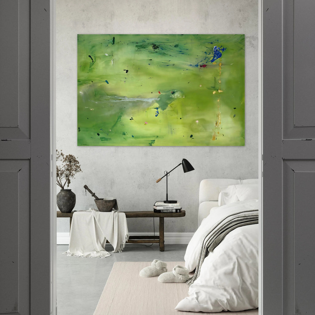 A Green Thought in a Green Shade - 1981 Poster | Helen Frankenthaler Poster | Frankenthaler Helen