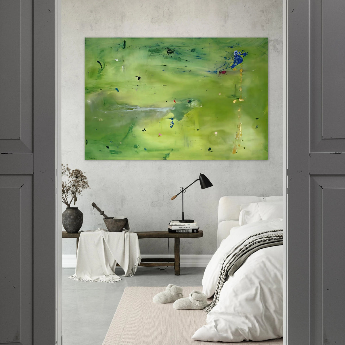 A Green Thought in a Green Shade - 1981 Poster | Helen Frankenthaler Poster | Frankenthaler Helen