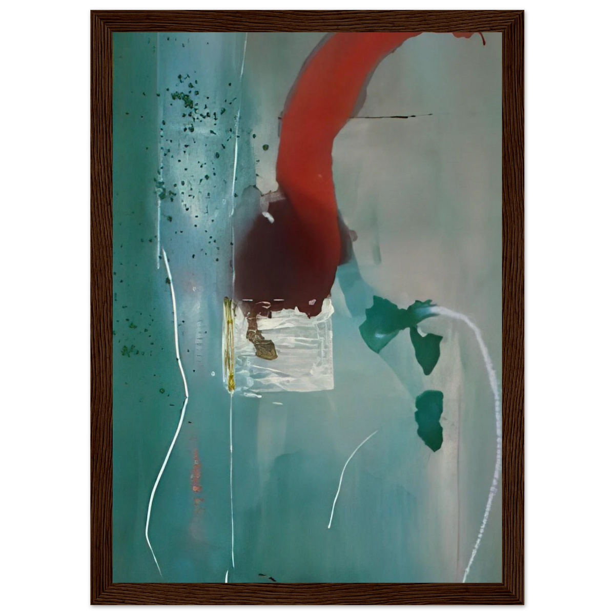 Square One - 1985 Framed Poster | Helen Frankenthaler Framed Prints Wall Art | Frankenthaler Helen