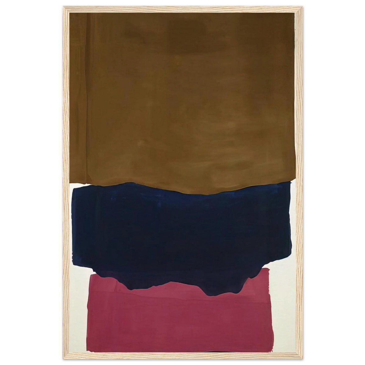 Indian Summer - 1967 Framed Poster | Helen Frankenthaler Framed Prints Wall Art | Frankenthaler Helen