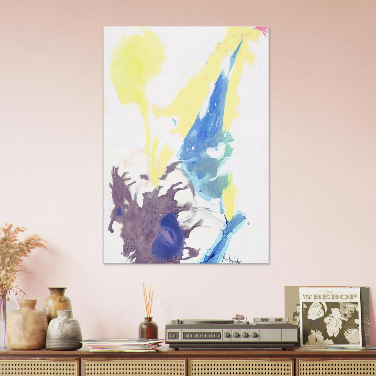 Moving Day - 1961 Canvas | Helen Frankenthaler Canvas | Frankenthaler Helen
