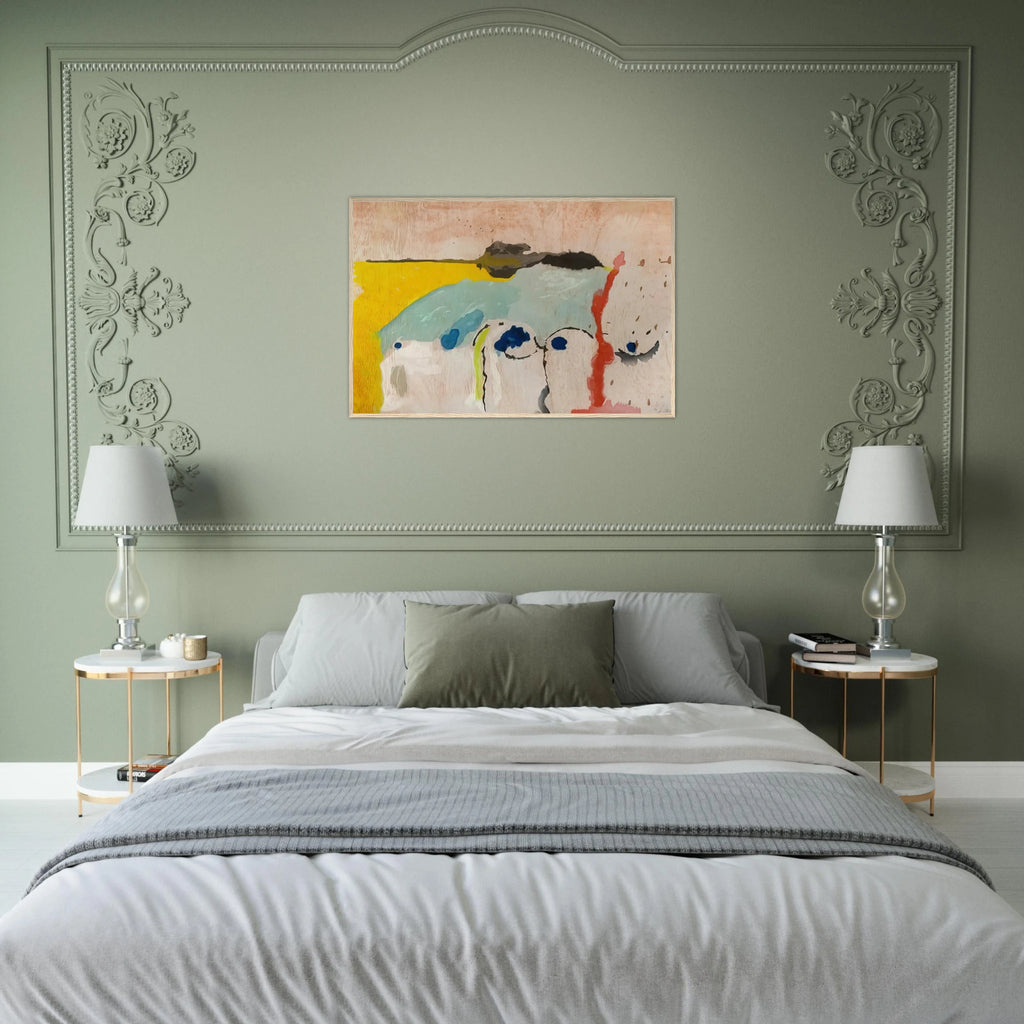 Tales of Genji I - 1998 Framed Poster | Helen Frankenthaler Framed Prints Wall Art | Frankenthaler Helen