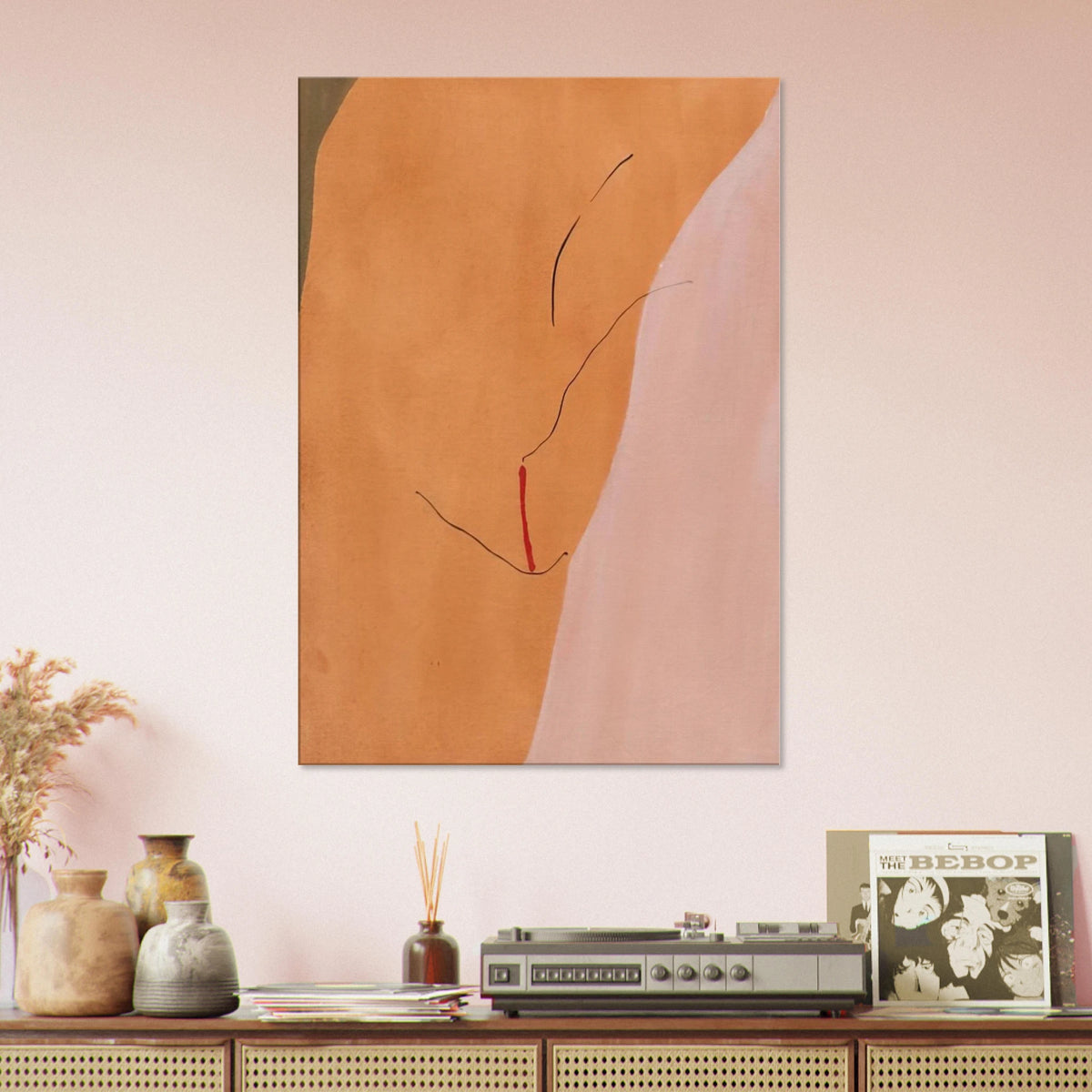 Sanguine Mood - 1971 Canvas | Helen Frankenthaler Canvas | Frankenthaler Helen