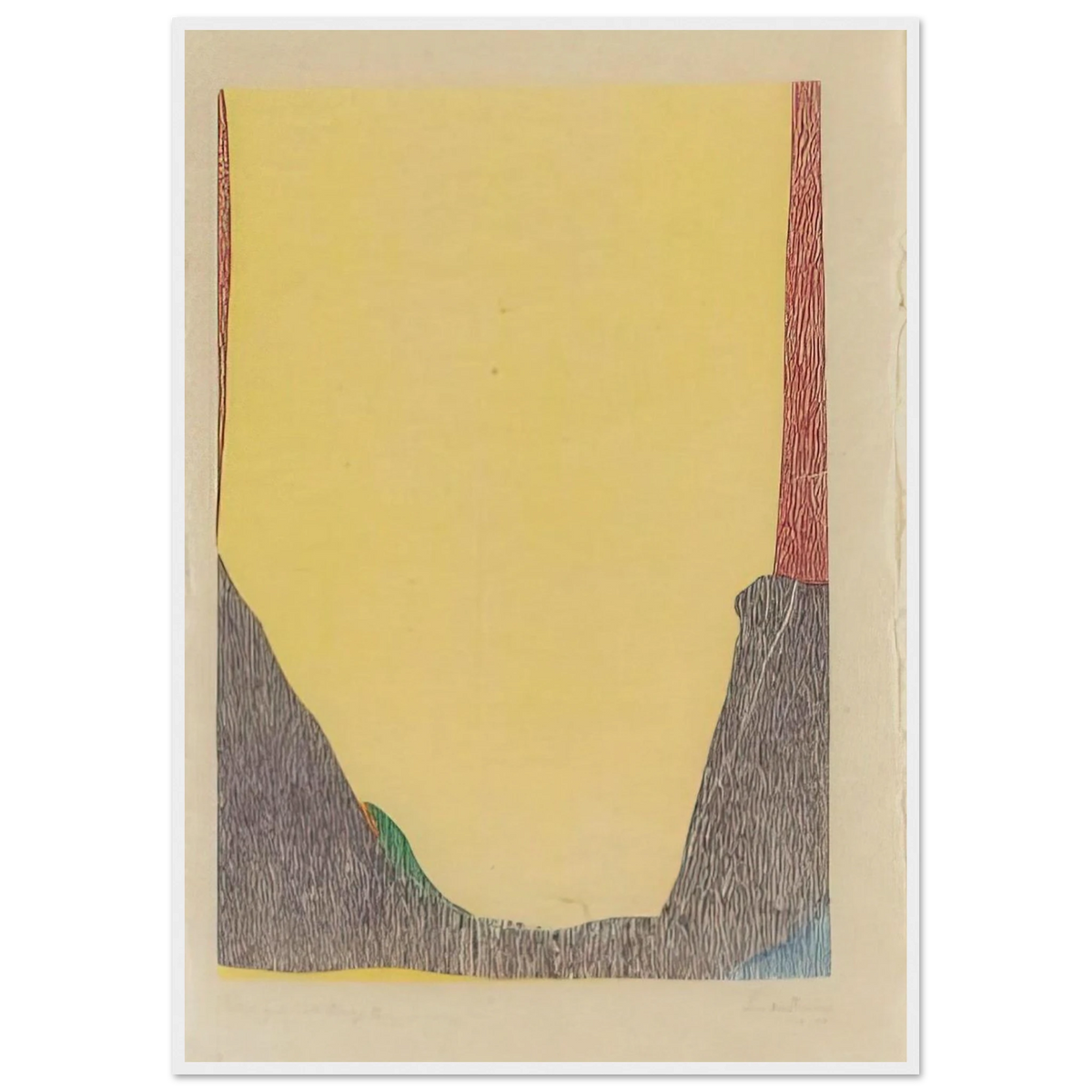 East and Beyond - 1973 Framed Poster | Helen Frankenthaler Framed Prints Wall Art | Frankenthaler Helen