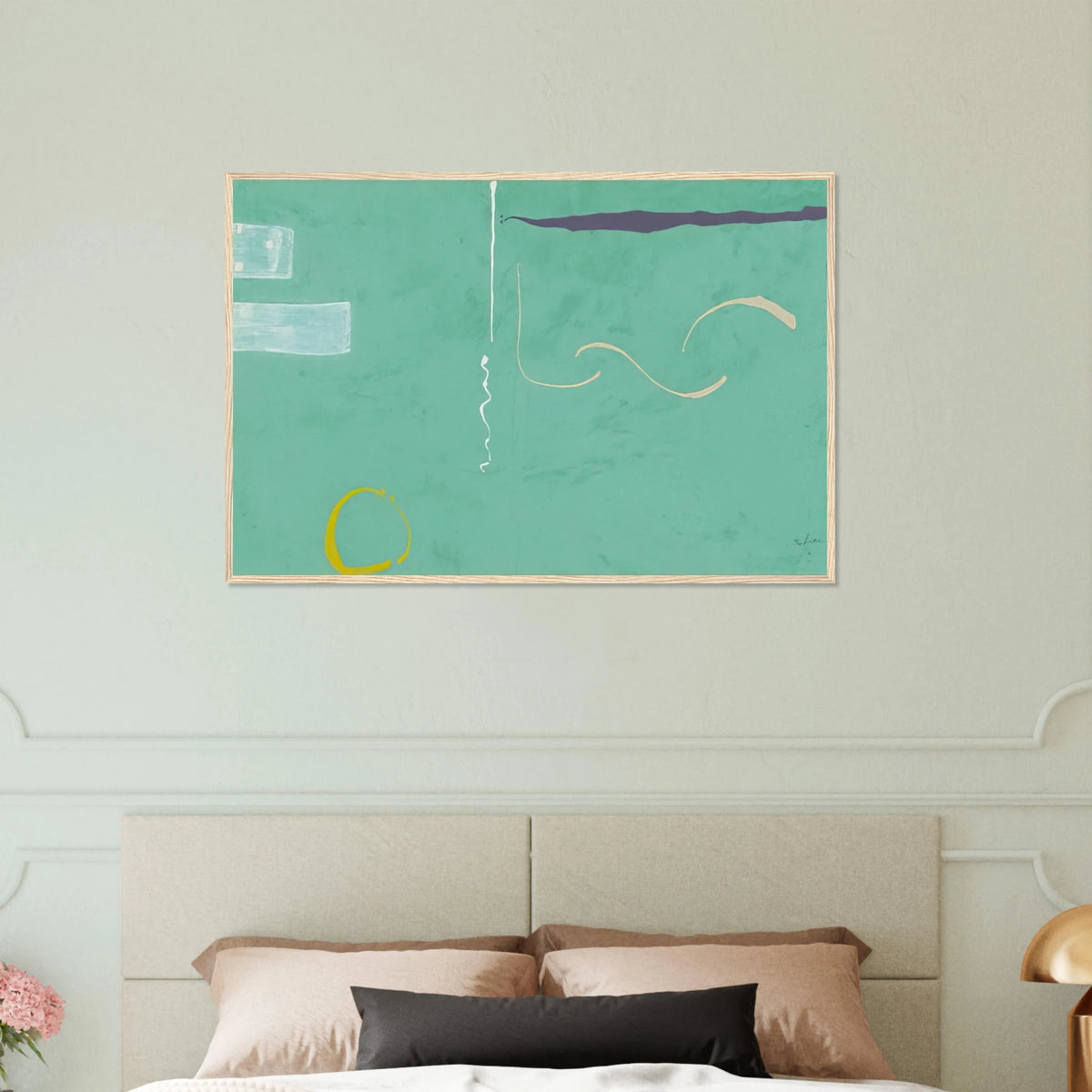 Tahiti - 1989 Framed Poster | Helen Frankenthaler Framed Prints Wall Art | Frankenthaler Helen