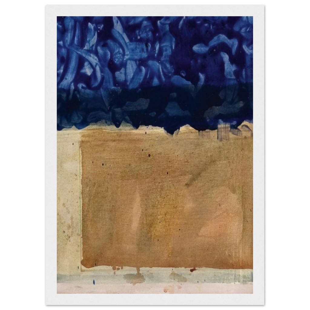 Shoreline - 1952 Framed Poster | Helen Frankenthaler Framed Prints Wall Art | Frankenthaler Helen