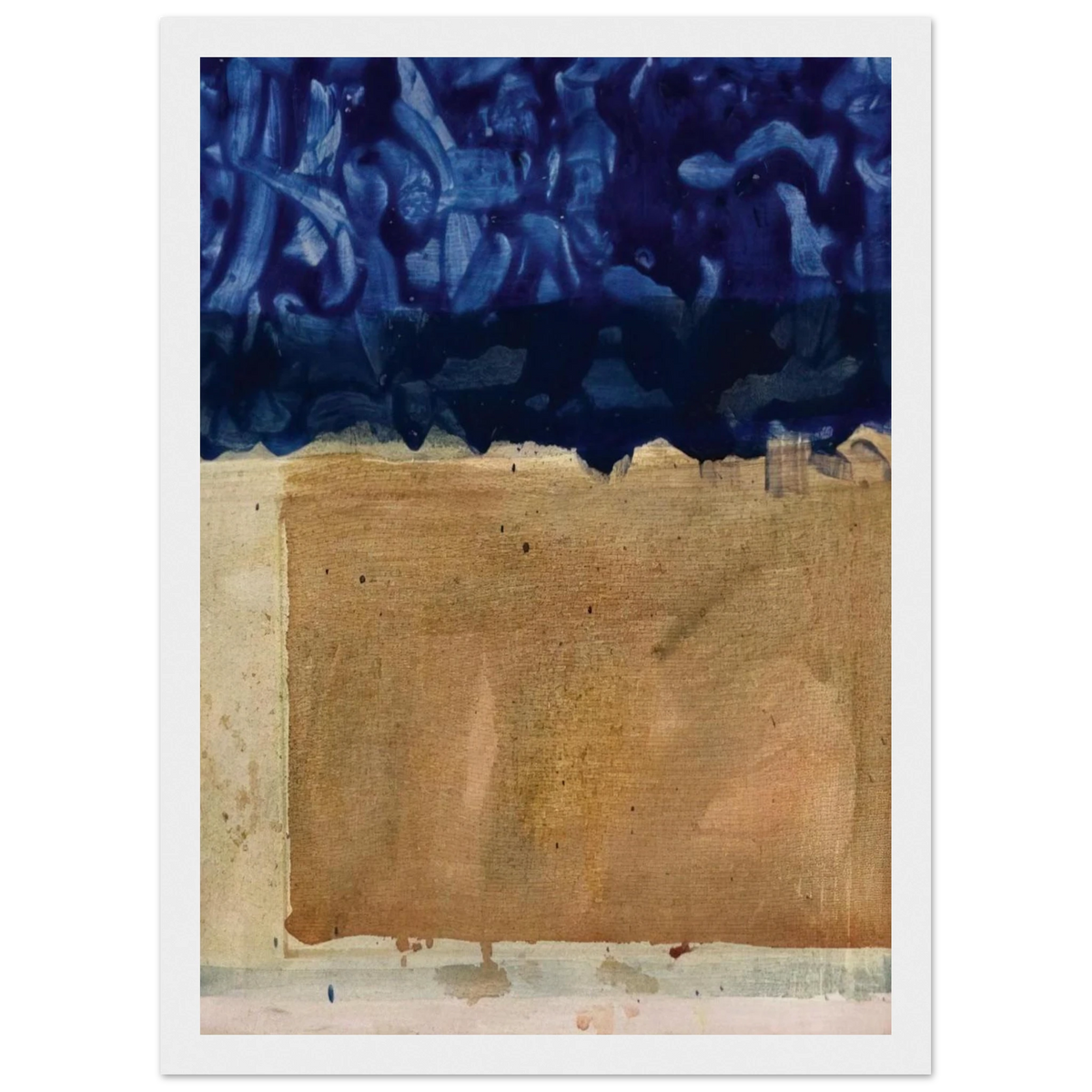 Shoreline - 1952 Framed Poster | Helen Frankenthaler Framed Prints Wall Art | Frankenthaler Helen