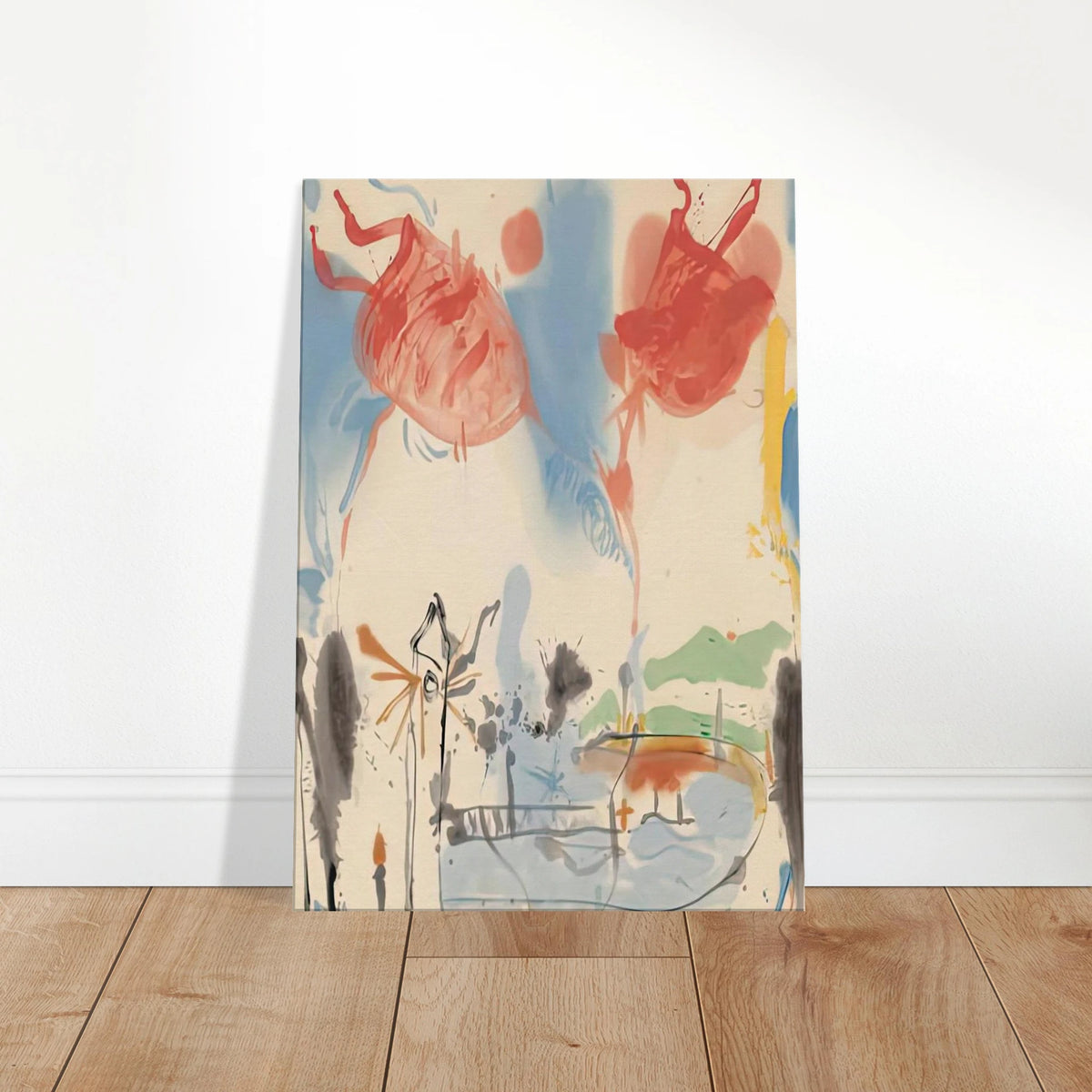 Round Trip, 1957- Canvas | Helen Frankenthaler Canvas | Frankenthaler Helen