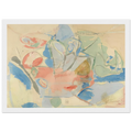 Mountains and Sea, 1952- Framed Poster | Helen Frankenthaler Framed Prints Wall Art | Frankenthaler Helen