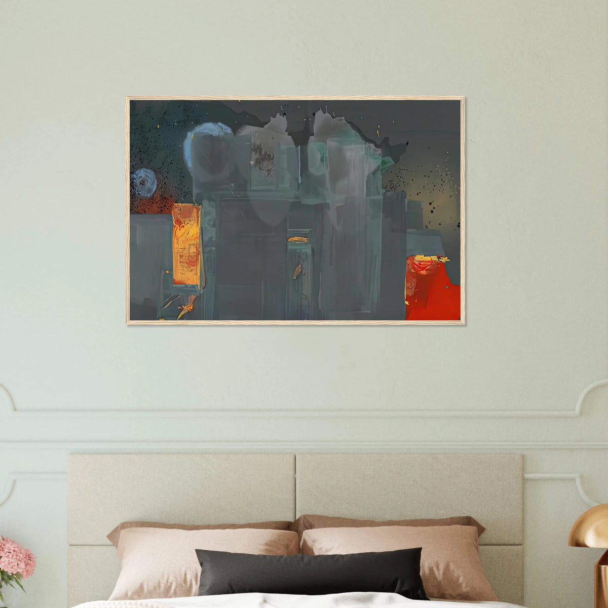 Janus, 1990- Framed Poster | Helen Frankenthaler Framed Prints Wall Art | Frankenthaler Helen