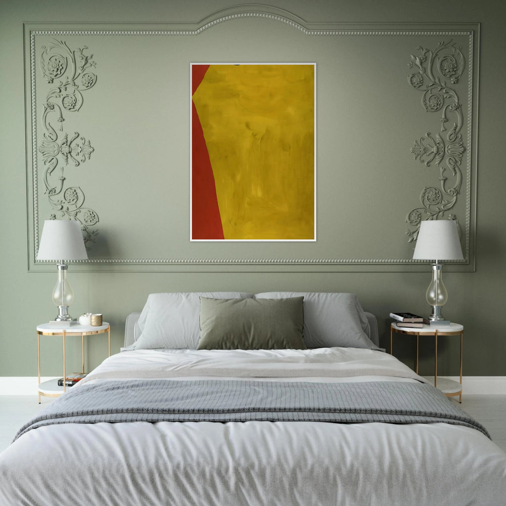 Blessing of the Fleet - 1969 Framed Poster | Helen Frankenthaler Framed Prints Wall Art | Frankenthaler Helen