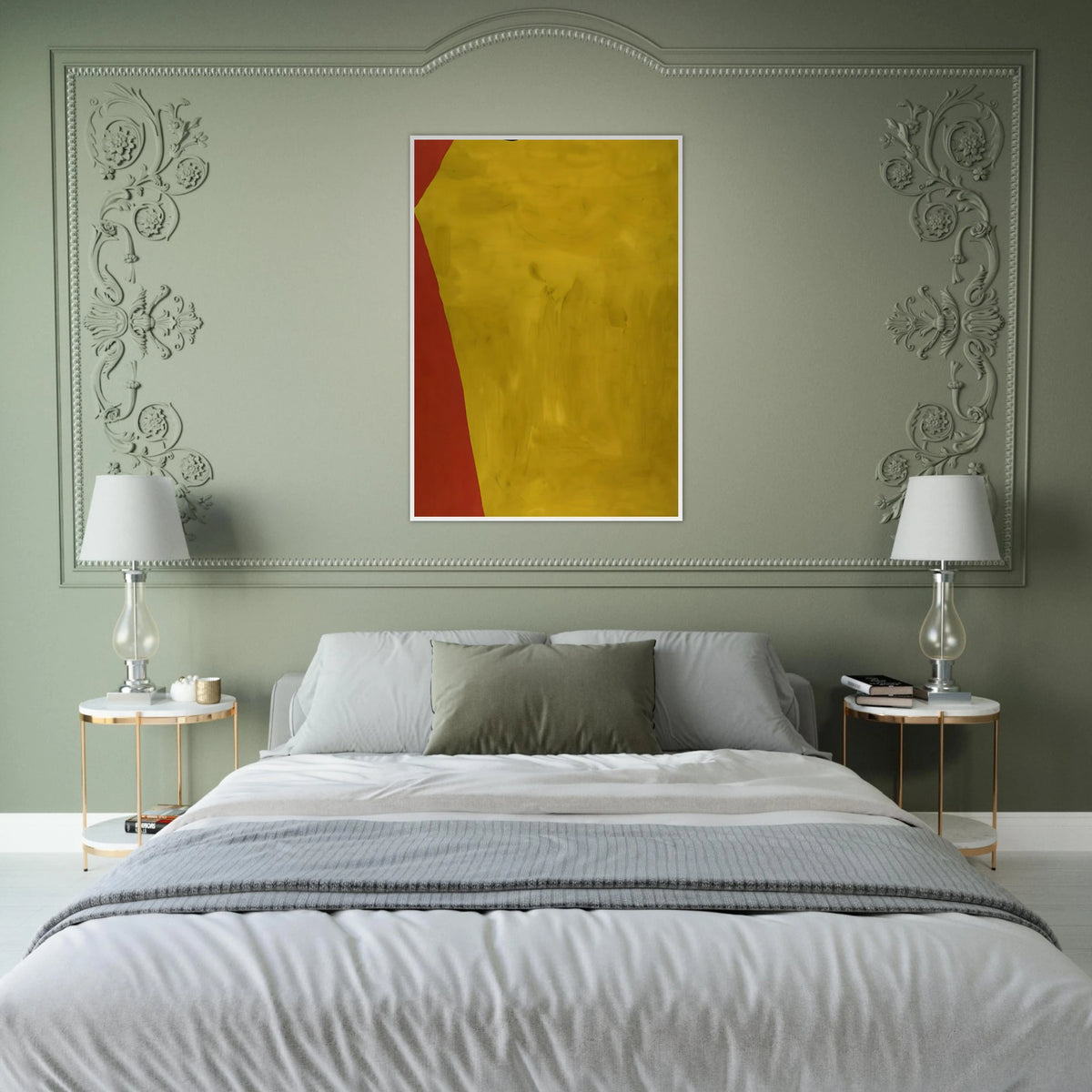 Blessing of the Fleet - 1969 Framed Poster | Helen Frankenthaler Framed Prints Wall Art | Frankenthaler Helen