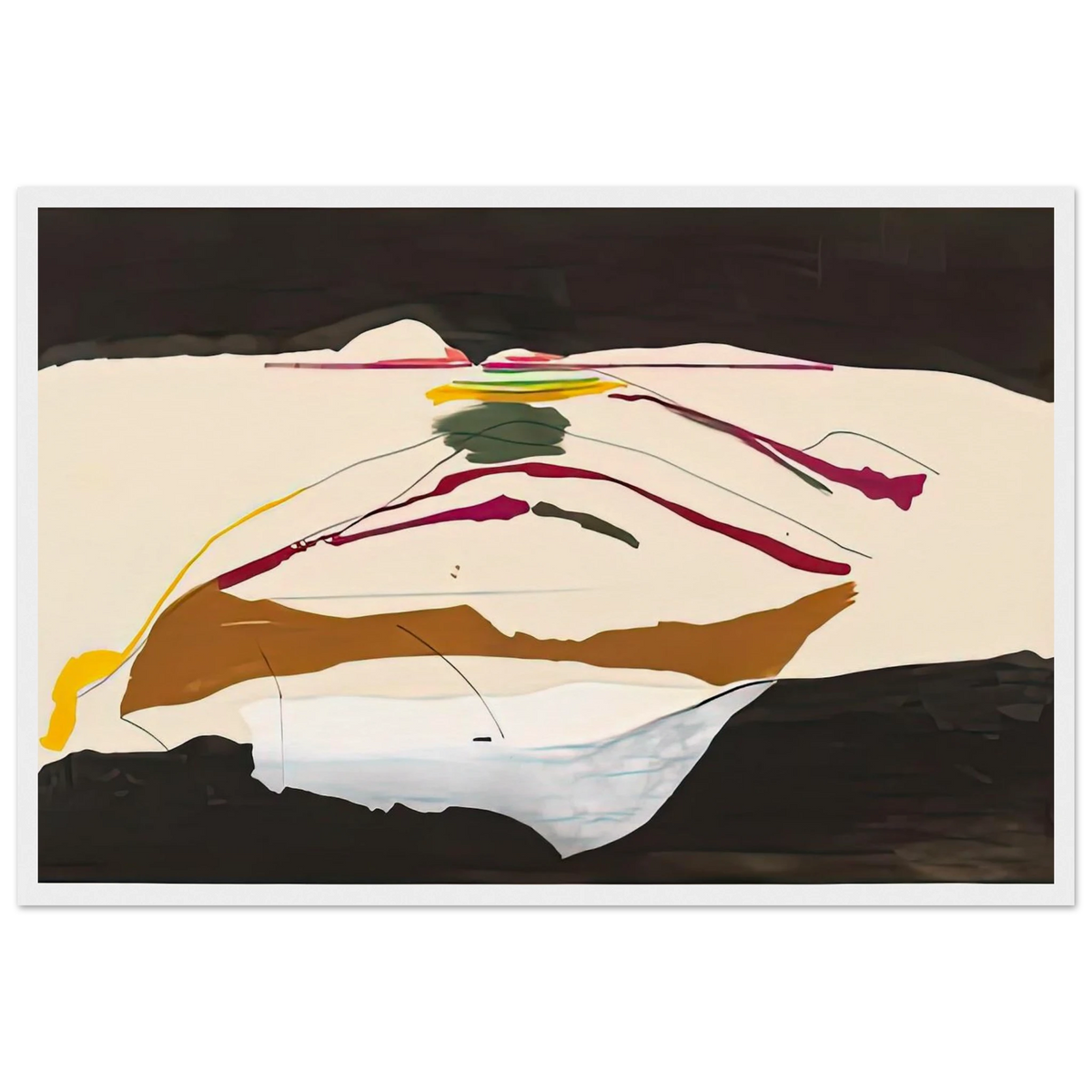 New Paths, 1973- Framed Poster | Helen Frankenthaler Framed Prints Wall Art | Frankenthaler Helen