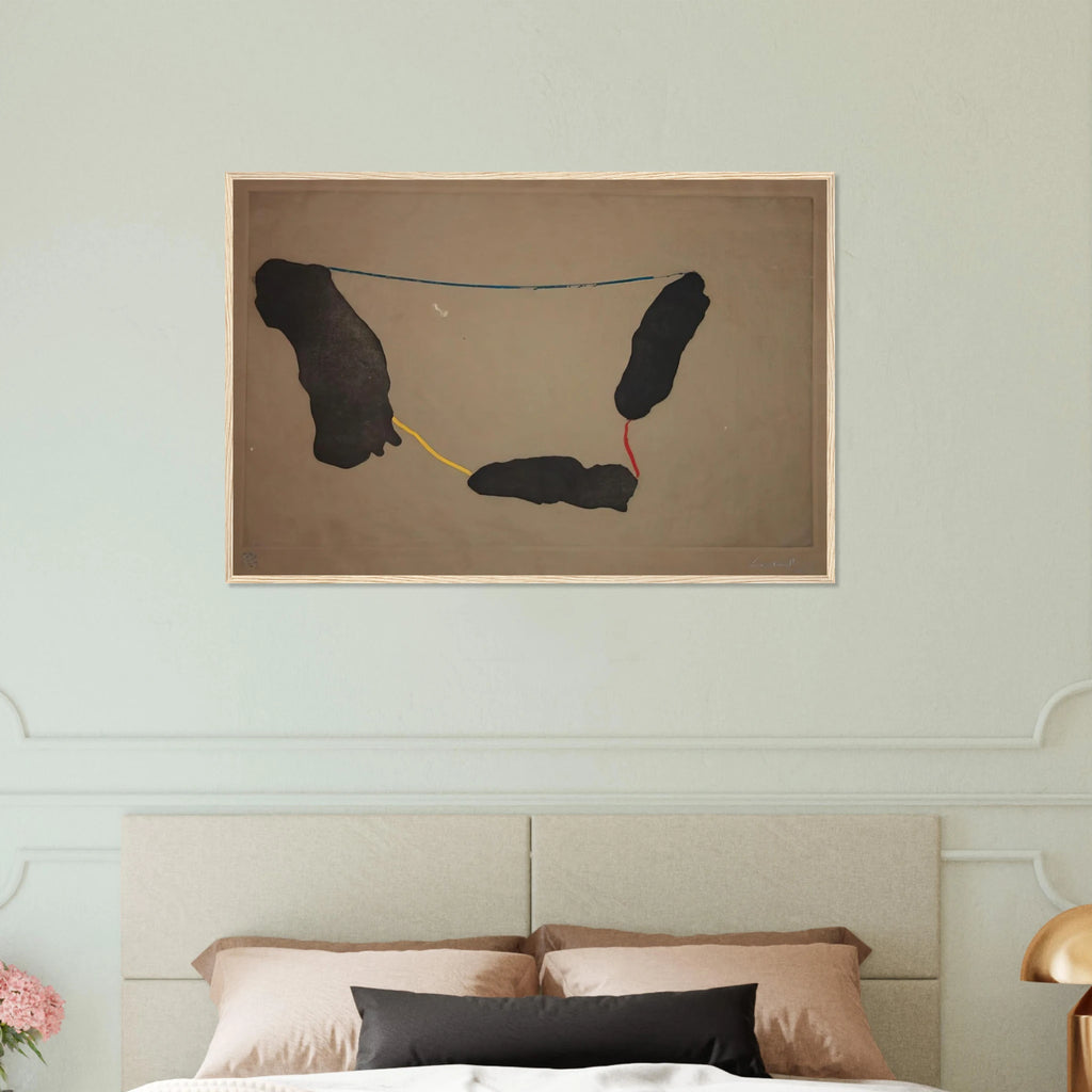 Connected By Joy - 1973 Framed Poster | Helen Frankenthaler Framed Prints Wall Art | Frankenthaler Helen